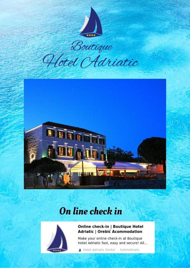 Heritage Boutique Hotel Adriatic-Adults Only Orebić Dış mekan fotoğraf